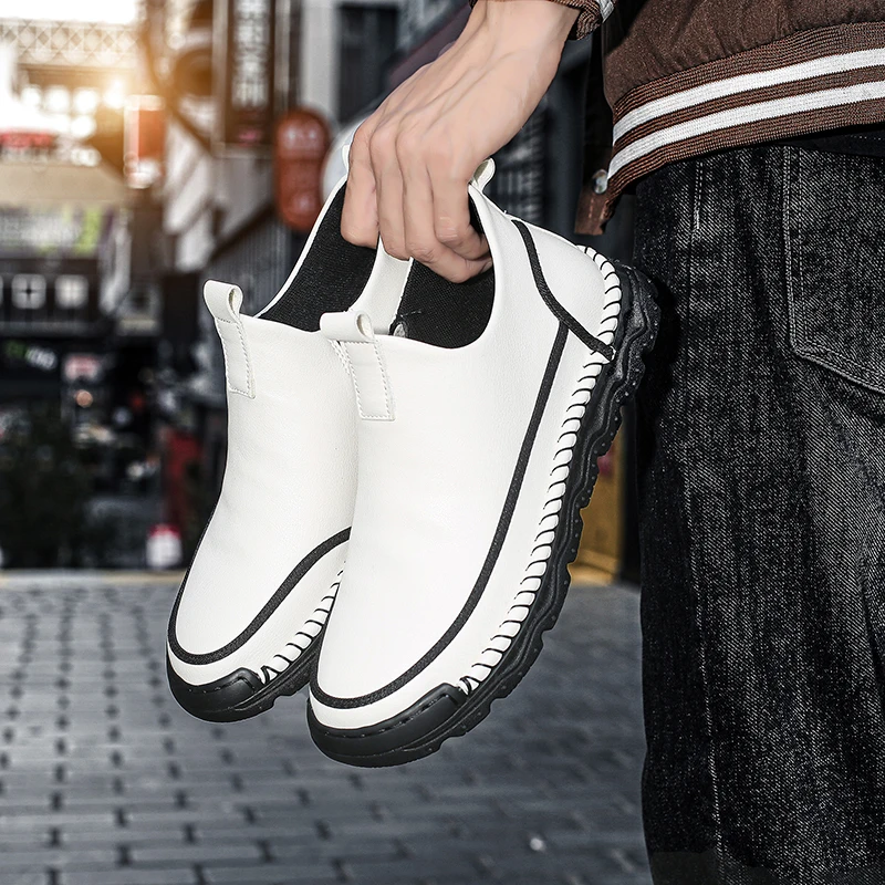 Men's casual handmade shoes Fashion and comfortable classic styles Business or leisure Outdoor walking Spring and Autumn Shoes
Men's casual handmade shoes Fashion and comfortable classic styles Business or leisure Outdoor walking Spring and Autumn Shoes