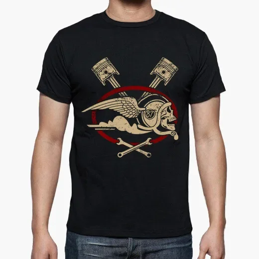 Biker Rider Wings Skull. Personalized Graphic T-Shirt. Summer Cotton O-Neck Short Sleeve Mens T Shirt New S-3XL
Biker Rider Wings Skull. Personalized Graphic T-Shirt. Summer Cotton O-Neck Short Sleeve Mens T Shirt New S-3XL
