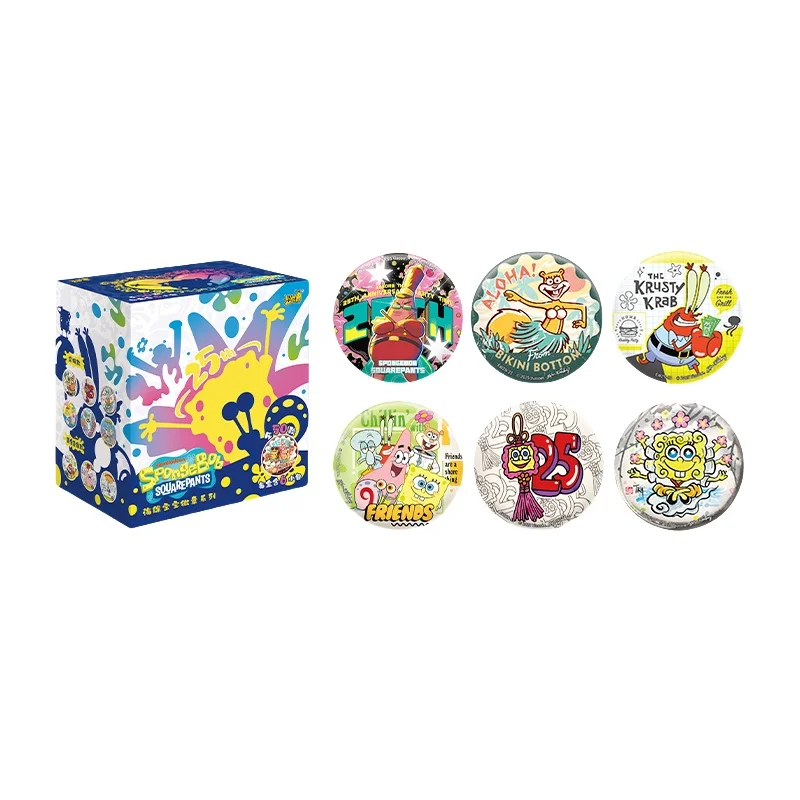Оригинальный коллекционный значок и карточная игра Kayou Spongebob Squarepants к 25-летию аниме, подарок на день рождения для детей, игрушка
Оригинальный коллекционный значок и карточная игра Kayou Spongebob Squarepants к 25-летию аниме, подарок на день рождения для детей, игрушка