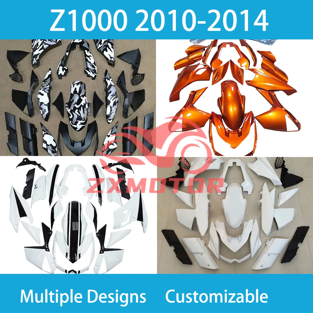 For KAWASAKI Z 1000 2010 2011 2012 2013 2014 Body Parts Fairing Kit Z1000 Prime ABS Fairings Injection Bodywork Motorcycle
For KAWASAKI Z 1000 2010 2011 2012 2013 2014 Body Parts Fairing Kit Z1000 Prime ABS Fairings Injection Bodywork Motorcycle