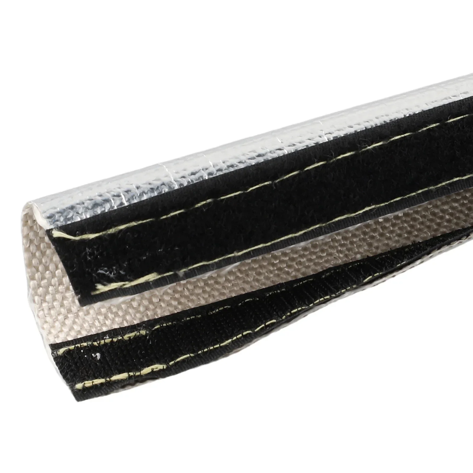 2000° degrees Metalic heat sleeve 3ft Wire 3ft x 3/4" 91.5cm Cable Heat Insulation Loop Parts Protector Shield 
2000° degrees Metalic heat sleeve 3ft Wire 3ft x 3/4" 91.5cm Cable Heat Insulation Loop Parts Protector Shield