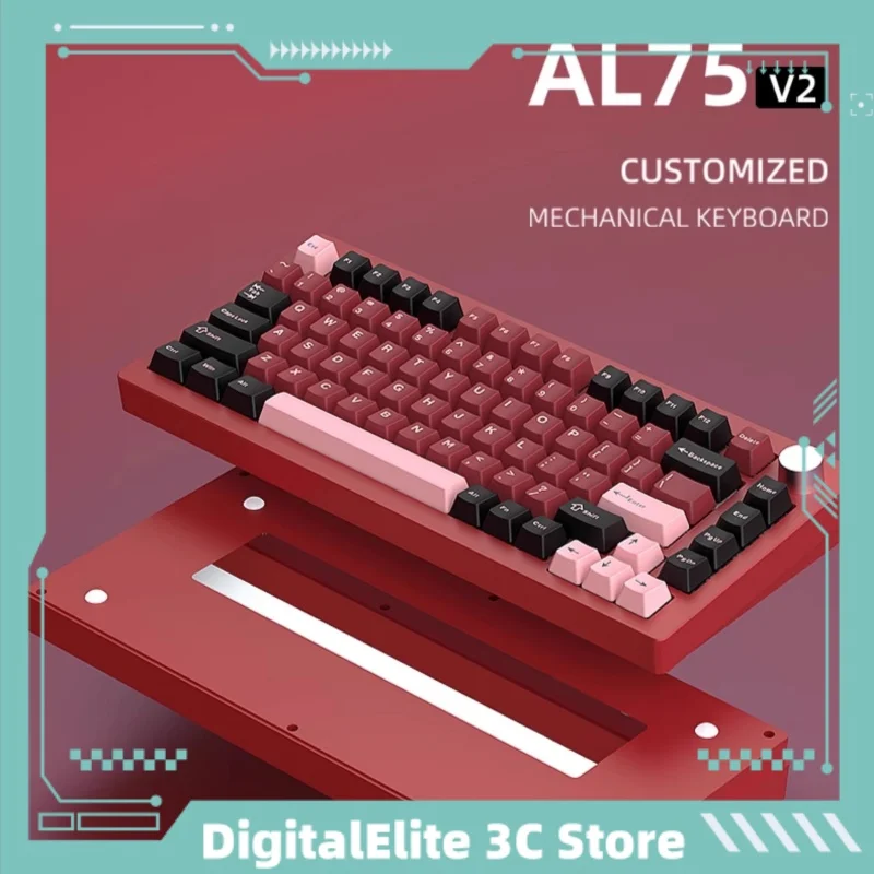 Новый 75-клавишный комплект Al75v2, индивидуальный комплект из алюминиевого сплава, механическая клавиатура, черная змея, боковая гравировка, сменная клавиатура с возможностью горячей замены
Новый 75-клавишный комплект Al75v2, индивидуальный комплект из алюминиевого сплава, механическая клавиатура, черная змея, боковая гравировка, сменная клавиатура с возможностью горячей замены