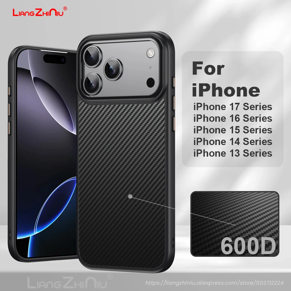 600D кевларовый магнитный чехол для IPhone 17 Pro Max/IPhone Air/17 Pro/16 15 15 14 Magsafe из углеродного волокна TPU + ПК с защитой от отпечатков пальцев
600D кевларовый магнитный чехол для IPhone 17 Pro Max/IPhone Air/17 Pro/16 15 15 14 Magsafe из углеродного волокна TPU + ПК с защитой от отпечатков пальцев