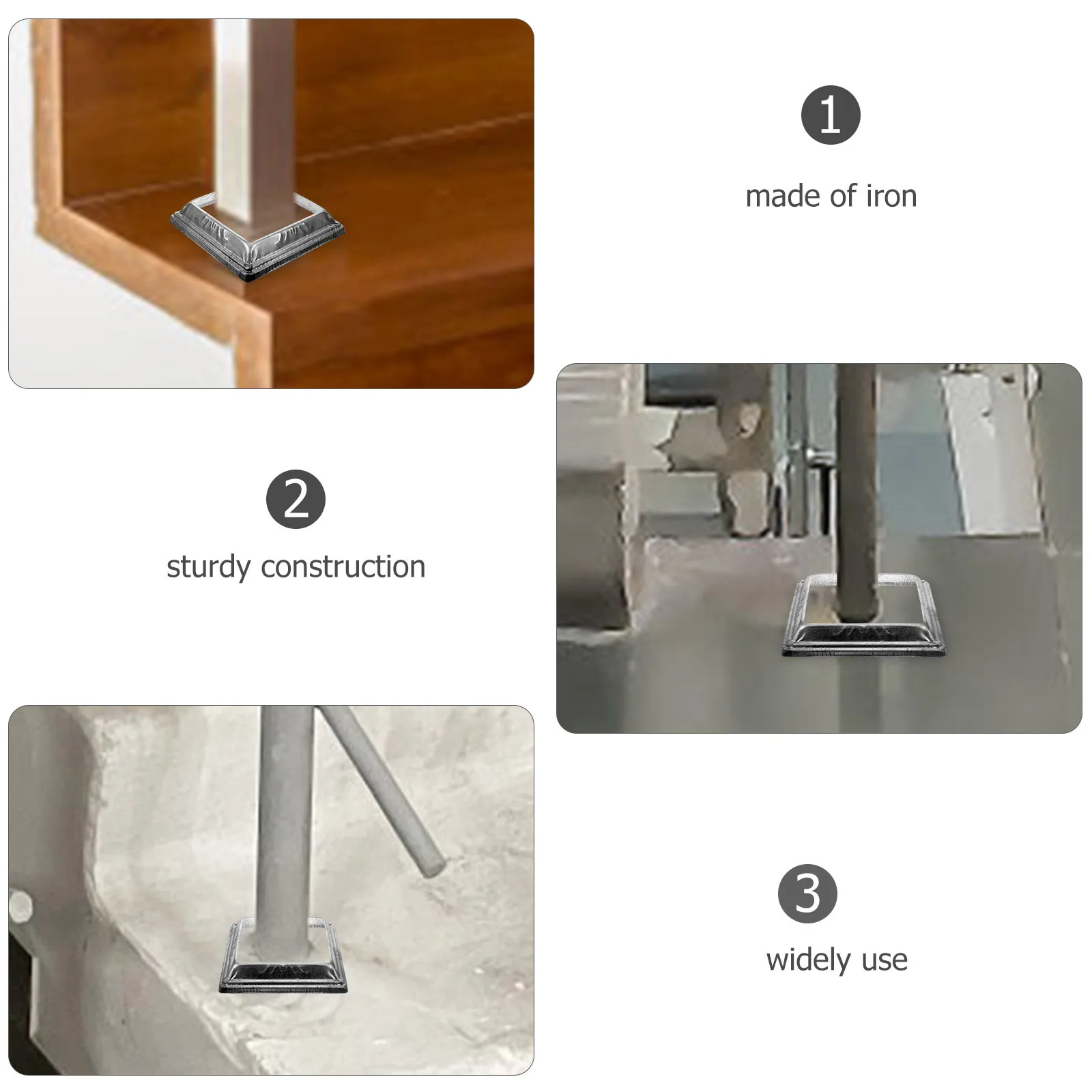 4Pcs Post Skirt Metal Railing Iron Column Wraps Porch Deck Base Sleeve Fence Post Covers Column Wraps for Porch
4Pcs Post Skirt Metal Railing Iron Column Wraps Porch Deck Base Sleeve Fence Post Covers Column Wraps for Porch