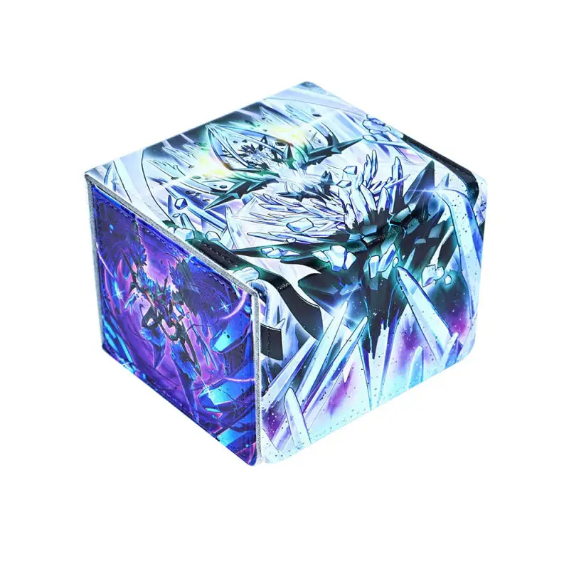 Ю-Ги-О! Кожаная коробка для карт Crystal God Tistina DIY большой емкости, утолщенная коробка для хранения карт с коллекцией аниме, 130+
Ю-Ги-О! Кожаная коробка для карт Crystal God Tistina DIY большой емкости, утолщенная коробка для хранения карт с коллекцией аниме, 130+