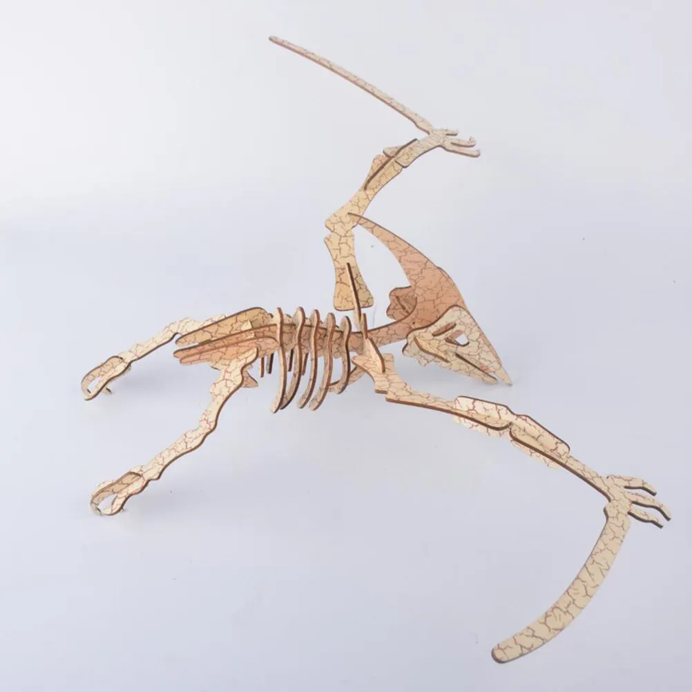 3D Wooden Pterosaur Puzzle Educational DIY Assembly Kit for Kids Creative Concentration Hand Eye Coordination Wooden Jigsaw
3D Wooden Pterosaur Puzzle Educational DIY Assembly Kit for Kids Creative Concentration Hand Eye Coordination Wooden Jigsaw