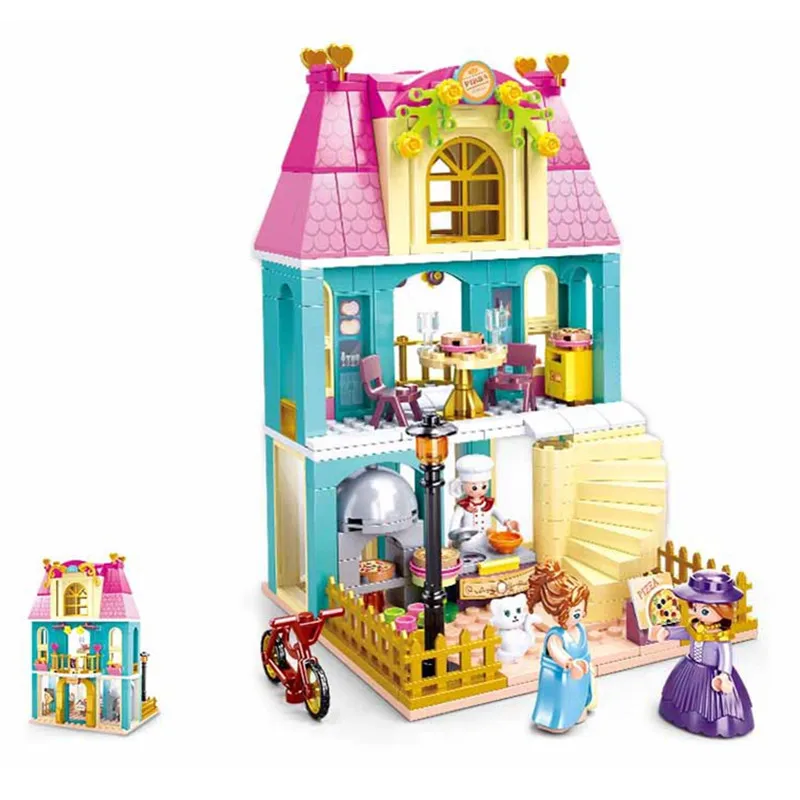 Sluban Village Princess Friends Pizza Shop Restaurant Building Blocks Kit Bricks Classic Model Kids Girl Toys For Children Gift
Sluban Village Princess Friends Pizza Shop Restaurant Building Blocks Kit Bricks Classic Model Kids Girl Toys For Children Gift