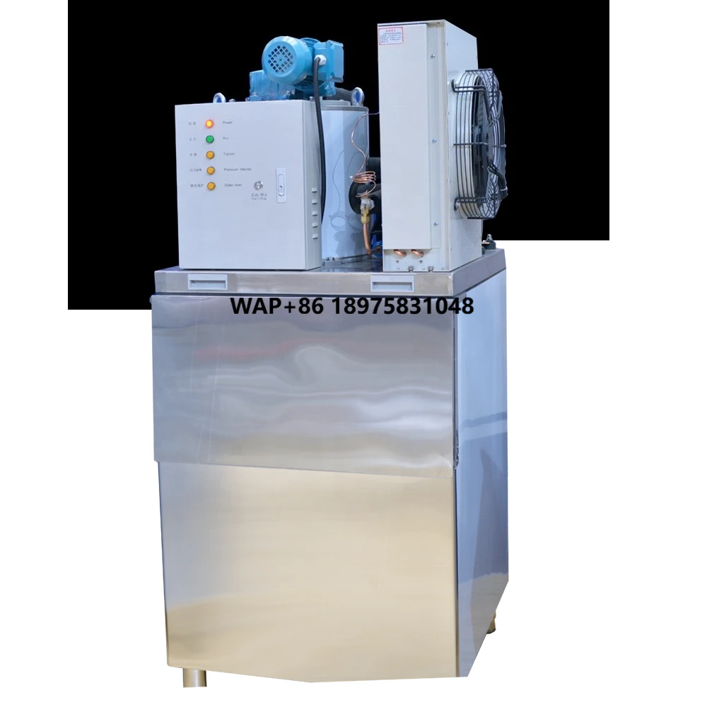 Supermarket 1000kg flake ice machine for fish preservation brine with compressor and pump core components
Supermarket 1000kg flake ice machine for fish preservation brine with compressor and pump core components