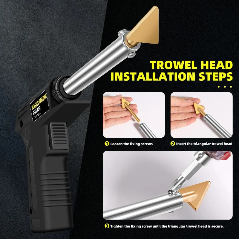 ABBO-EU Plug Plastic Welding Machine Electric Soldering Iron Trowel Head Car Bumper Repair Tool Plastic Repair Kit
ABBO-EU Plug Plastic Welding Machine Electric Soldering Iron Trowel Head Car Bumper Repair Tool Plastic Repair Kit