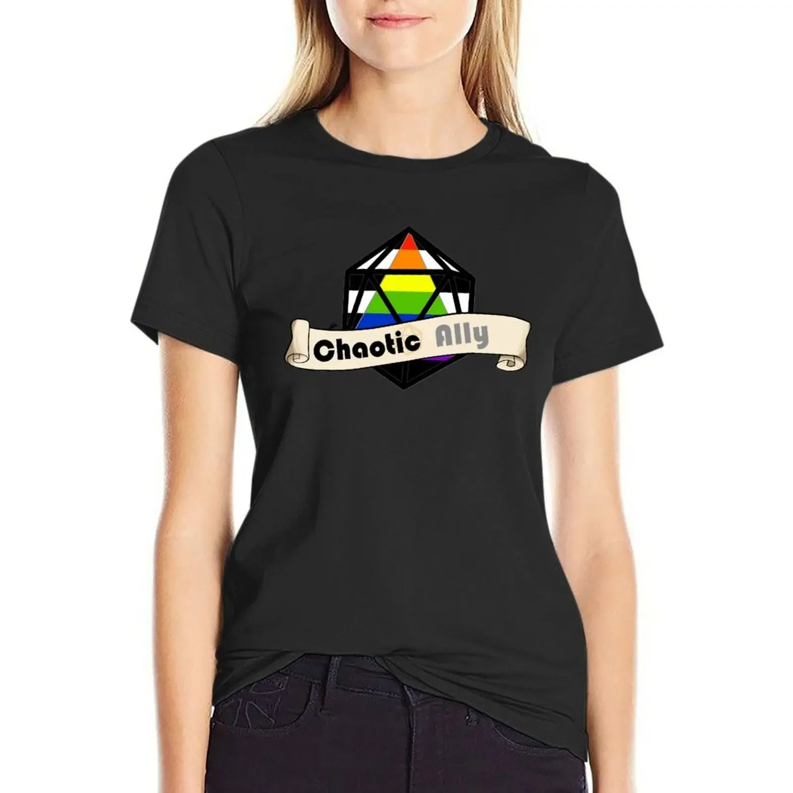 Chaotic Ally D20 T-Shirt Female clothing summer top plus sizes cute t-shirts for Women
Chaotic Ally D20 T-Shirt Female clothing summer top plus sizes cute t-shirts for Women