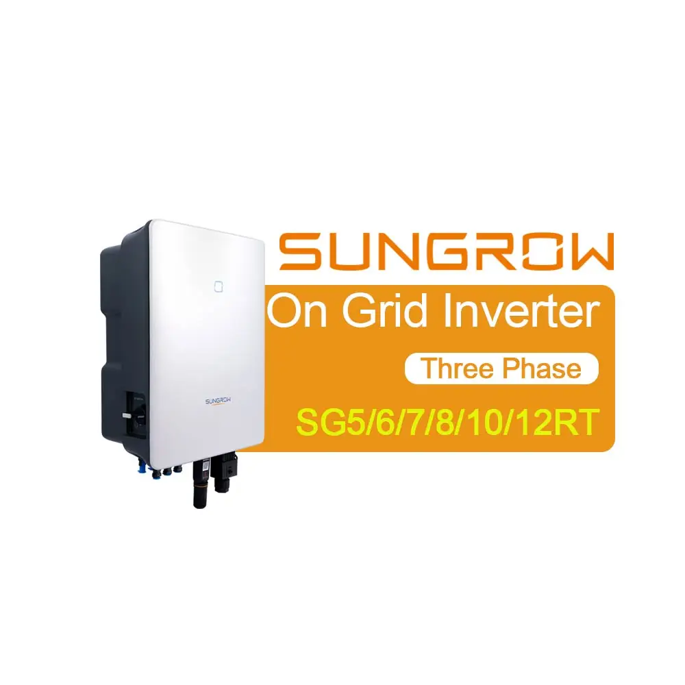 Sungrow High Pv Input multi Mppt 3 phase 5kw 6kw 7kw 8kw 10kw 5000w 10000w Pure Sine On Grid Solar power Inverter
Sungrow High Pv Input multi Mppt 3 phase 5kw 6kw 7kw 8kw 10kw 5000w 10000w Pure Sine On Grid Solar power Inverter