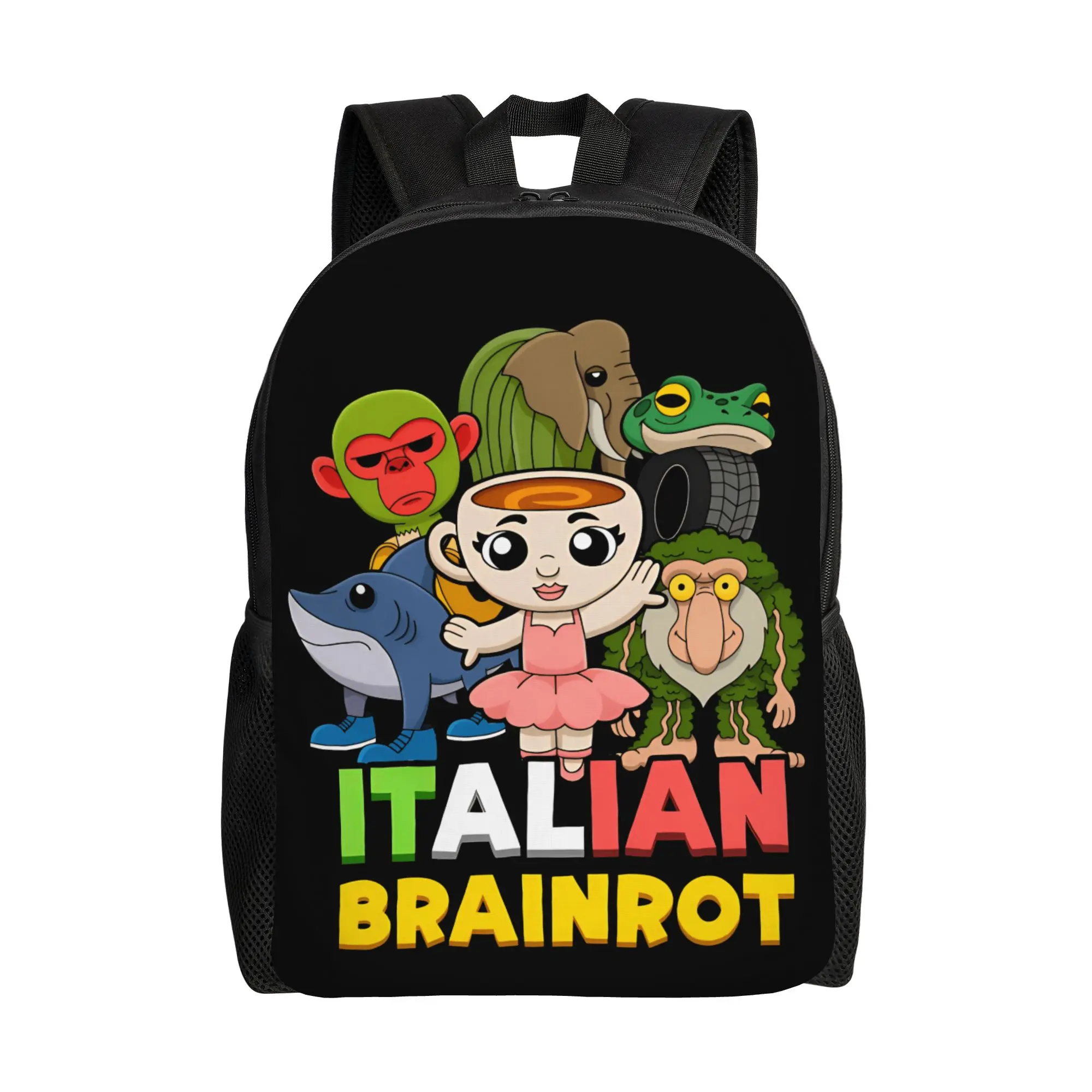 Italian Brainrot Backpack Leisure Backpacks Girl University Pattern School Bags Design Rucksack
Italian Brainrot Backpack Leisure Backpacks Girl University Pattern School Bags Design Rucksack