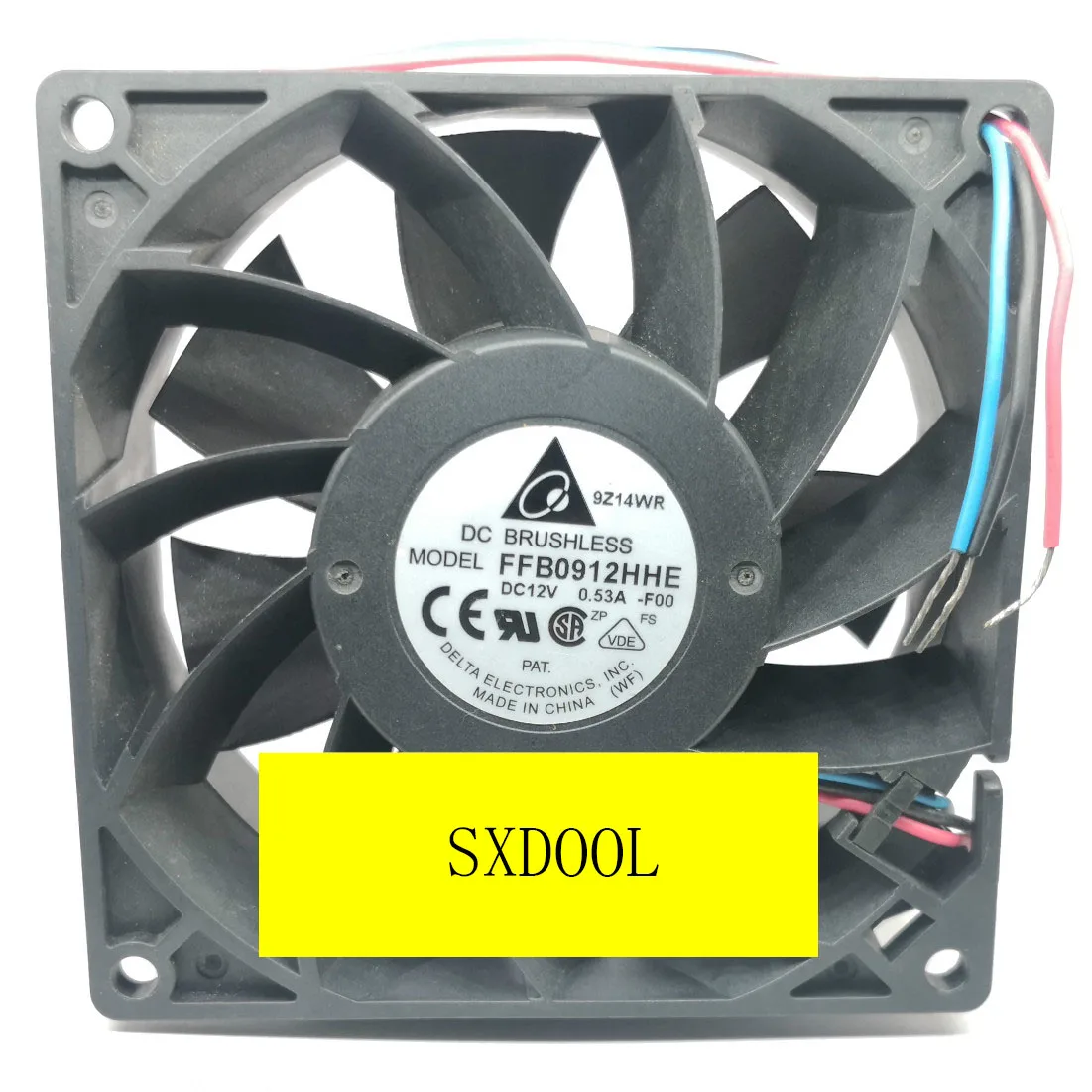 for DELTA 9238 12V 0.53A FFB0912HHE -F00 2-wire 3-wire Case Cooling Fan Powerful 92X92X38mm Dual Ball Bearing
for DELTA 9238 12V 0.53A FFB0912HHE -F00 2-wire 3-wire Case Cooling Fan Powerful 92X92X38mm Dual Ball Bearing