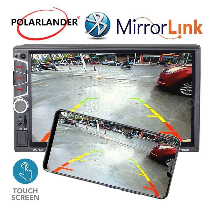 2 Din 7 Inch Car Radio MP5 Player Bluetooth FM USB SD For Universal Vehicle Touch Screen 7032UM
2 Din 7 Inch Car Radio MP5 Player Bluetooth FM USB SD For Universal Vehicle Touch Screen 7032UM