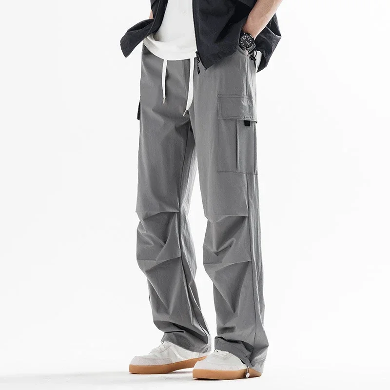 2024 Summer New Outdoor Functional Wind Parachute Storm Pants Men's Fashion Brand Straight Leg European and American Cargo Pants
2024 Summer New Outdoor Functional Wind Parachute Storm Pants Men's Fashion Brand Straight Leg European and American Cargo Pants
