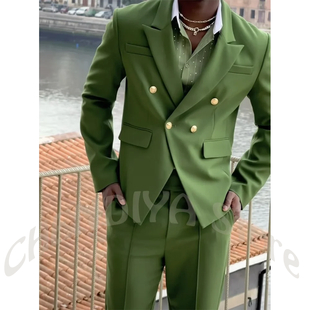 Customized Men Suit Two Piece Blazer Trousers Outfit Set Solid Color Peaked Lapel Formal Gentleman Wear Party Event High Quality
Customized Men Suit Two Piece Blazer Trousers Outfit Set Solid Color Peaked Lapel Formal Gentleman Wear Party Event High Quality