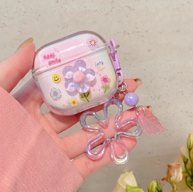 Fashion Flower Case For Airpods 4 (2024) Cute Earphone Case For AirPods Pro 2nd 3 1 2 Earphone Charging Box Keychain Lanyard
Fashion Flower Case For Airpods 4 (2024) Cute Earphone Case For AirPods Pro 2nd 3 1 2 Earphone Charging Box Keychain Lanyard