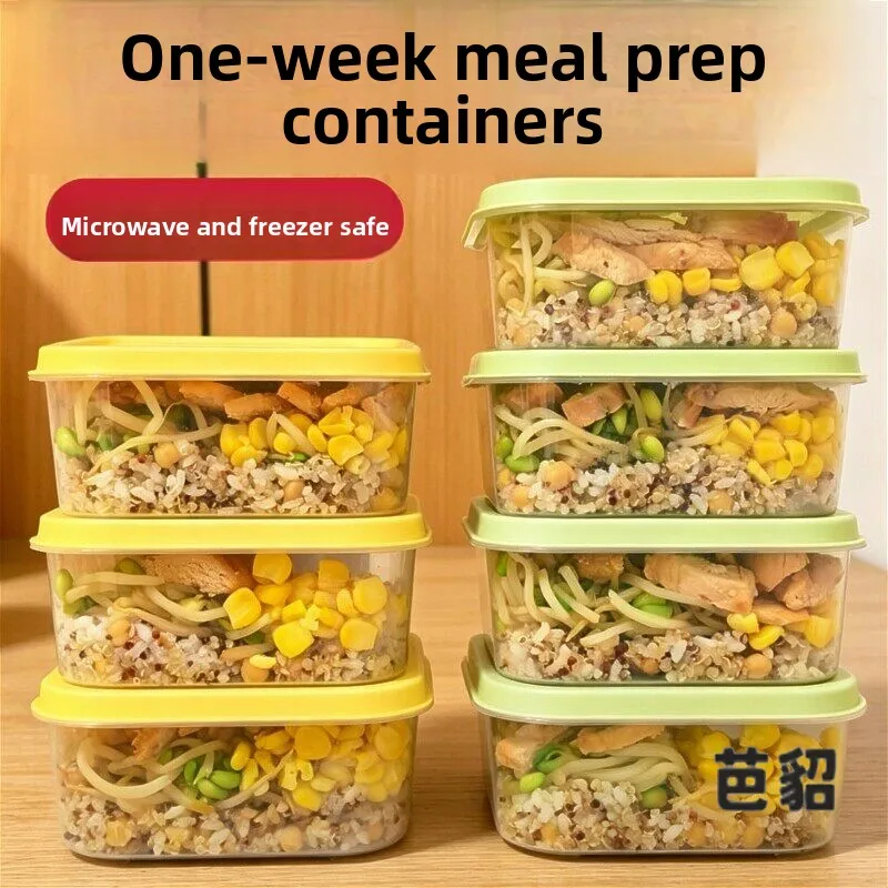 One Week Meal Prep Rice Container Microwave Safe Slimming Worms Fat Reduction Rice Bowl Lunch Box Food Storage Box
One Week Meal Prep Rice Container Microwave Safe Slimming Worms Fat Reduction Rice Bowl Lunch Box Food Storage Box