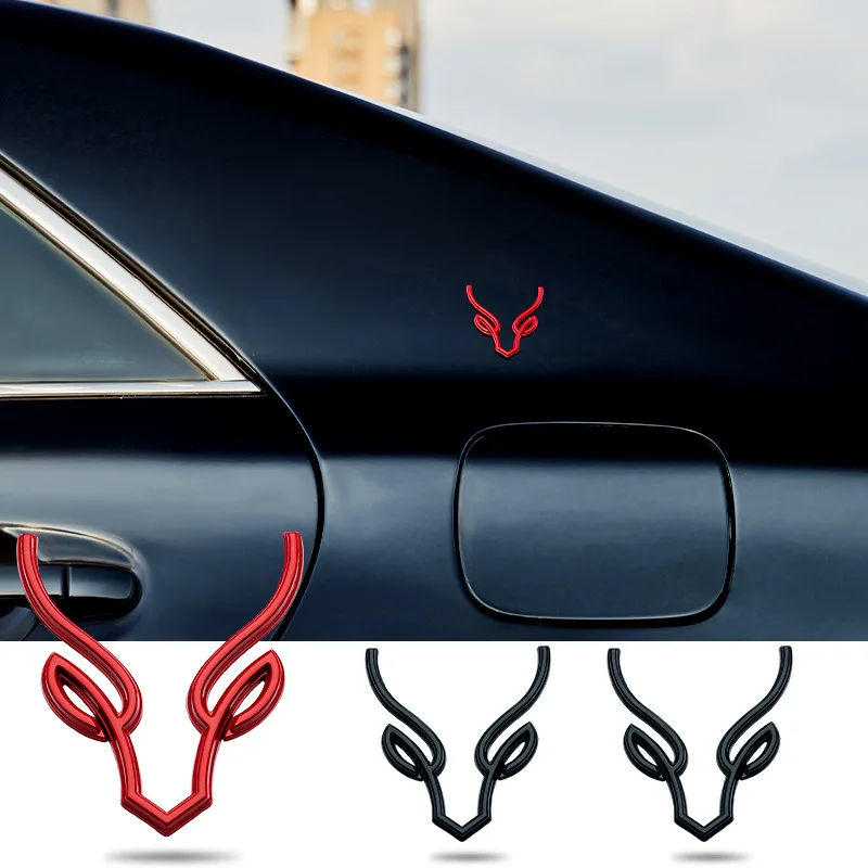 2 PCS Personalized 3d stereo deer head metal sticker car body decoration car window sticker Motorcycle Modified Car Accessories
2 PCS Personalized 3d stereo deer head metal sticker car body decoration car window sticker Motorcycle Modified Car Accessories