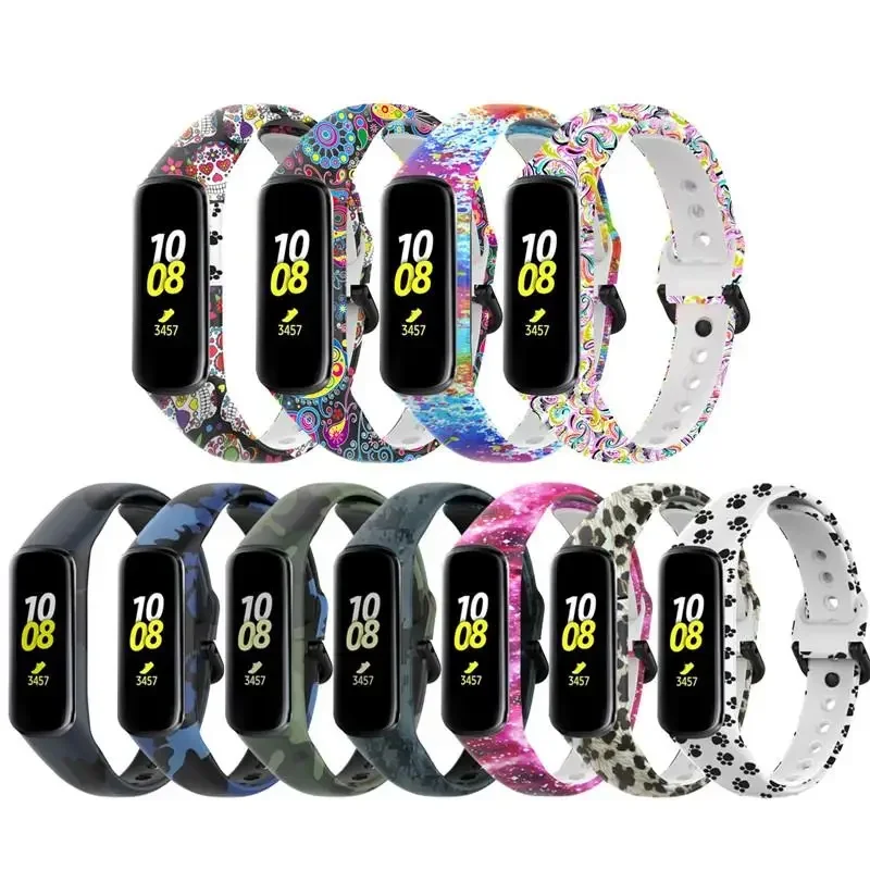 Colorful Strap For Samsung Galaxy Fit 2 SM-R220 Band Replacement Silicone Print Bracelet Watchband For Galaxy Fit2 Correa
Colorful Strap For Samsung Galaxy Fit 2 SM-R220 Band Replacement Silicone Print Bracelet Watchband For Galaxy Fit2 Correa