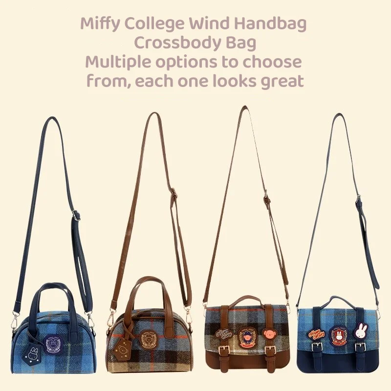 Miffy crossbody bag Kawaii student large capacity fashionable retro shoulder bag for girls college style handbag commuting bag
Miffy crossbody bag Kawaii student large capacity fashionable retro shoulder bag for girls college style handbag commuting bag