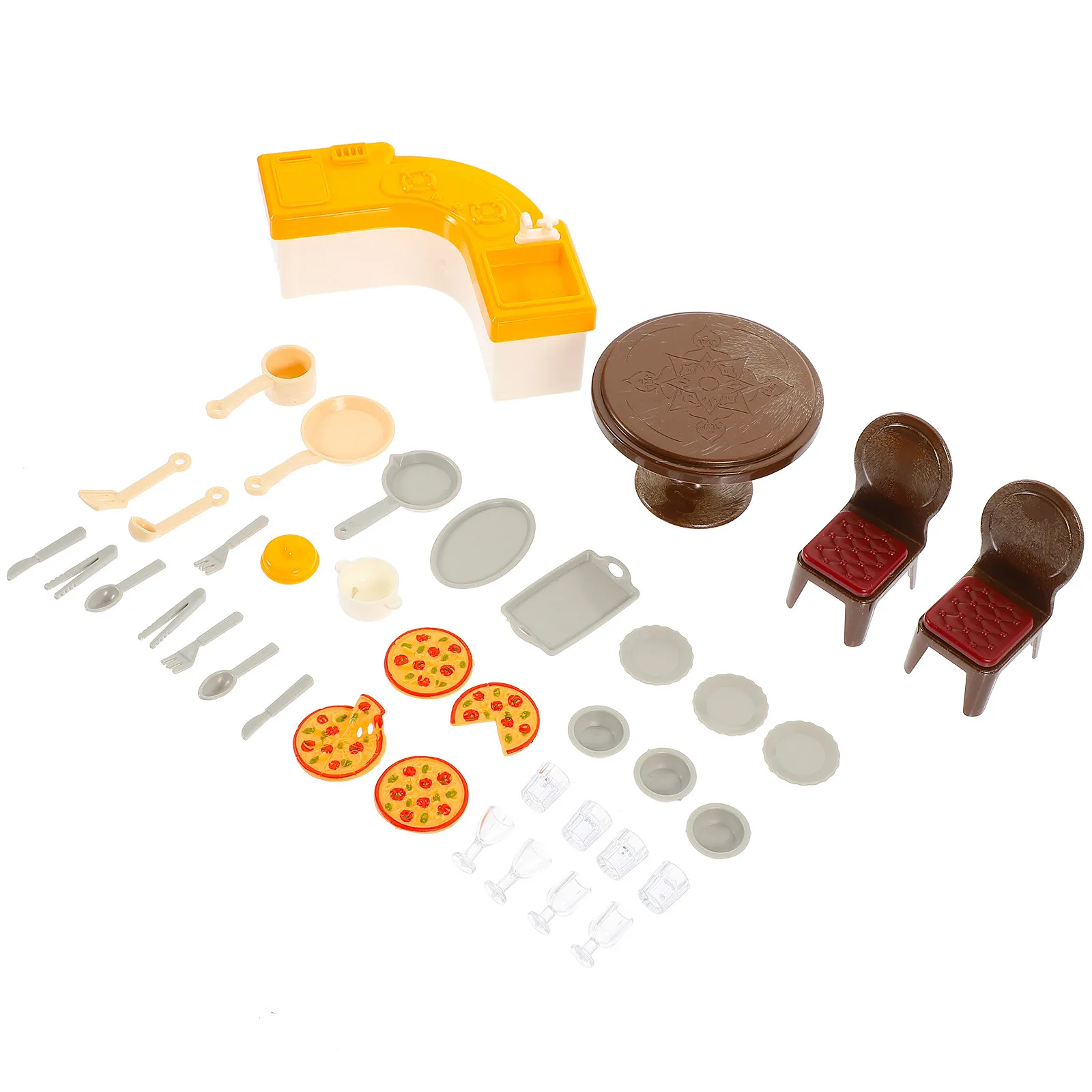 1Set Mini Kitchen Decor Set Dollhouse Miniatures High Simulation Colorful Compact Size Cultivates Creativity Hands-on Skills
1Set Mini Kitchen Decor Set Dollhouse Miniatures High Simulation Colorful Compact Size Cultivates Creativity Hands-on Skills