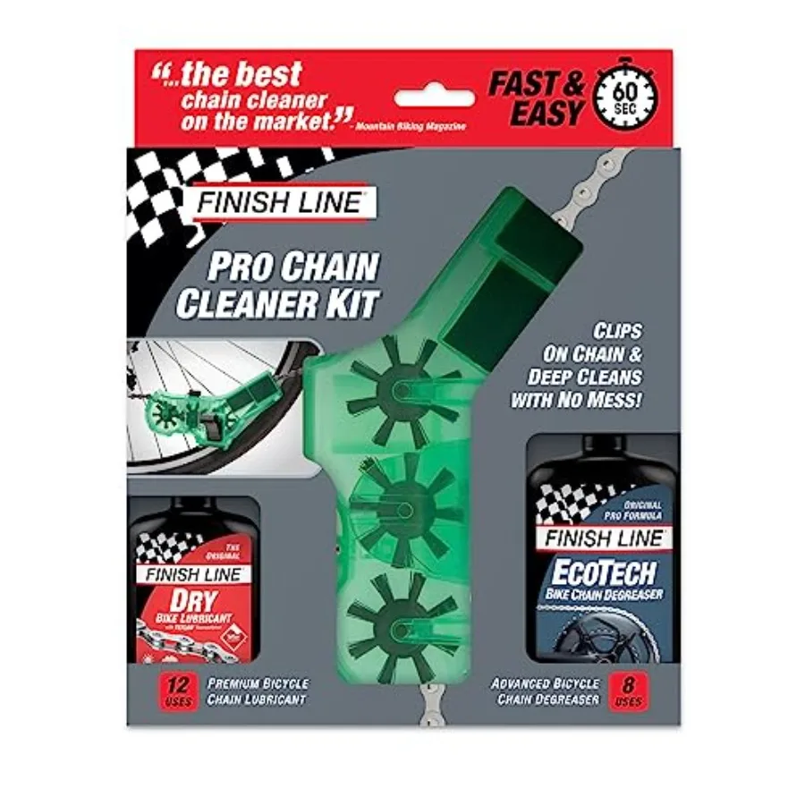 Shop Quality Bicycle Chain Cleaner Kit Deep Scrubbing Chain Cleaner, EcoTech Degreaser and Dry Lubricant for Efficient, Clean a
Shop Quality Bicycle Chain Cleaner Kit Deep Scrubbing Chain Cleaner, EcoTech Degreaser and Dry Lubricant for Efficient, Clean a