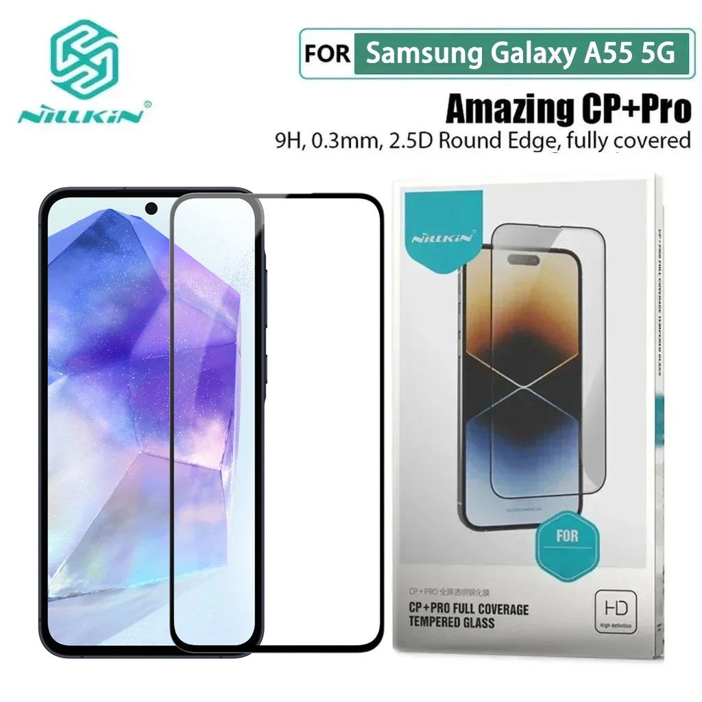 Для Samsung A55 стекло Nillkin CP + Pro 2.5D полное покрытие защита экрана закаленное стекло для Samsung Galaxy A55 5G
Для Samsung A55 стекло Nillkin CP + Pro 2.5D полное покрытие защита экрана закаленное стекло для Samsung Galaxy A55 5G