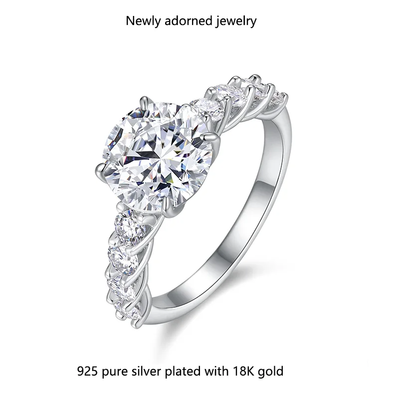 Cross-border best-selling princess square closed-mouth women's ring, S925 pure silver, D-color moissanite, handcrafted setting 
Cross-border best-selling princess square closed-mouth women's ring, S925 pure silver, D-color moissanite, handcrafted setting