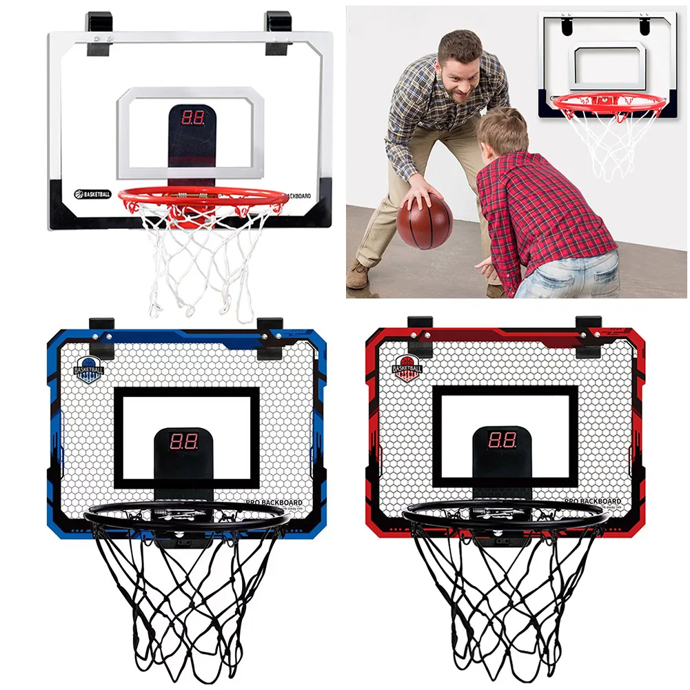 Basketball Hoop Set Door Basketball Hoops Sports Toy Indoor Basketball Hoop with Electronic Scoreboard Gifts for Kids Boys Teens
Basketball Hoop Set Door Basketball Hoops Sports Toy Indoor Basketball Hoop with Electronic Scoreboard Gifts for Kids Boys Teens