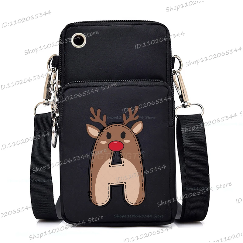 Fashionable New Christmas Mobile Phone Pouch Women Men Cartoon Elk Xmas Letter Zipper Crossbody Bag Alphabet Christmas Tote Bags
Fashionable New Christmas Mobile Phone Pouch Women Men Cartoon Elk Xmas Letter Zipper Crossbody Bag Alphabet Christmas Tote Bags
