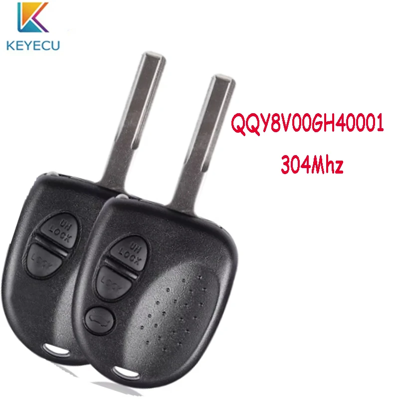 KEYECU Smart Remote Car Key Fob for Chevrolet Pontiac GTO 2004 2005 2006 FCC ID: QQY8V00GH40001 304Mhz 2/3Buttons
KEYECU Smart Remote Car Key Fob for Chevrolet Pontiac GTO 2004 2005 2006 FCC ID: QQY8V00GH40001 304Mhz 2/3Buttons