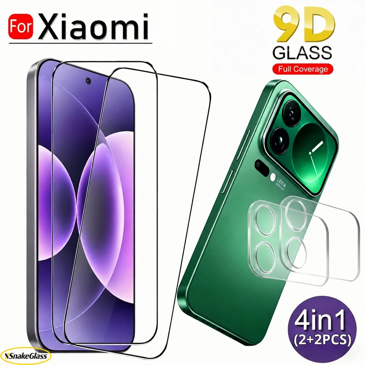 2Pcs HD Full Coverage Tempered Glass Screen Protector With 2Pcs Lens Protector for Xiaomi 17 Pro Max 15 14 13 12T 11T Pro Glass
2Pcs HD Full Coverage Tempered Glass Screen Protector With 2Pcs Lens Protector for Xiaomi 17 Pro Max 15 14 13 12T 11T Pro Glass