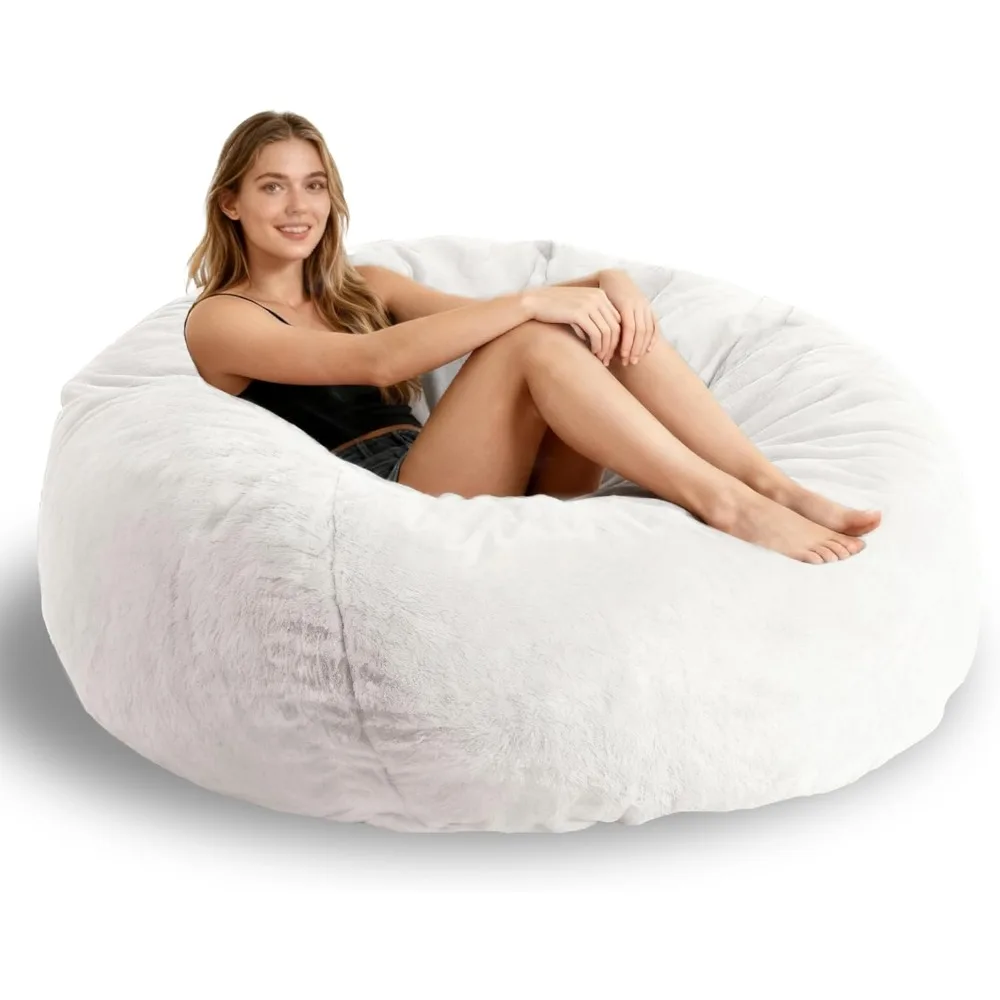 Soft Faux Fur Bean Bag Cover Large Sofa for Adults Living Room Bedroom Beige
Soft Faux Fur Bean Bag Cover Large Sofa for Adults Living Room Bedroom Beige