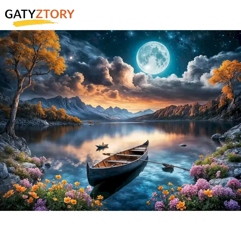 Moonlight Paint By Numbers Original gifts Decorative Paintings Scenery Painting Numbers Painting Decor DIY Color by Number
Moonlight Paint By Numbers Original gifts Decorative Paintings Scenery Painting Numbers Painting Decor DIY Color by Number