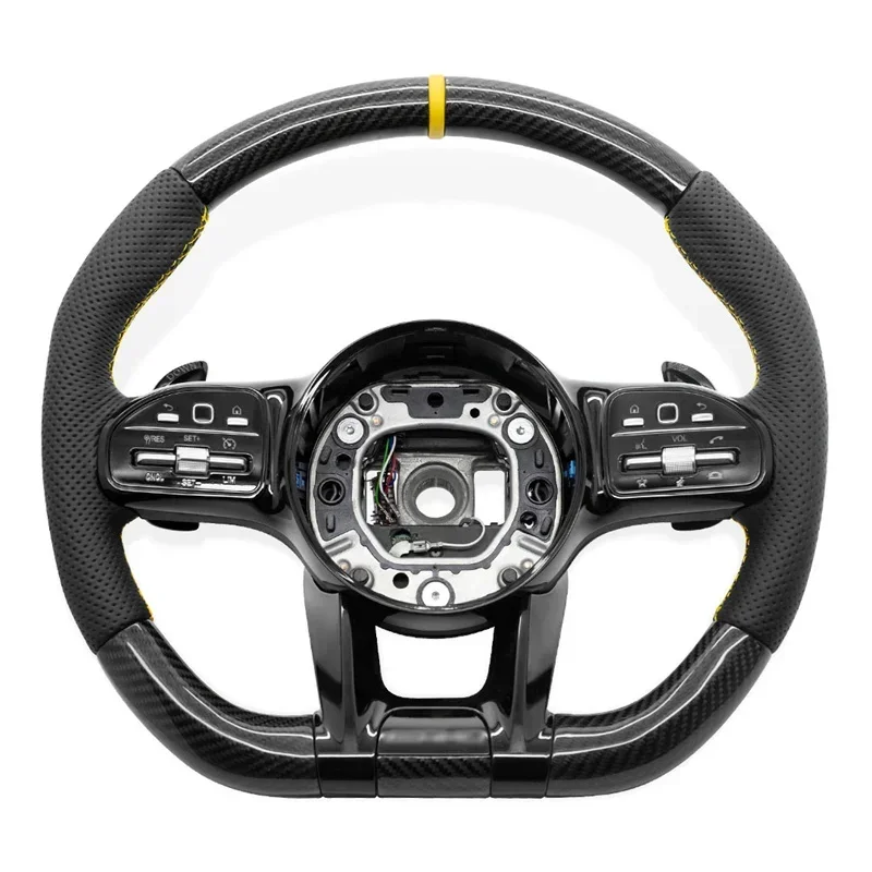 Руль из углеродного волокна для Mercedes Benz A/B/C/E/S/G/V-class GLA GLC GLE GLS 2006-2018, цвет черный
Руль из углеродного волокна для Mercedes Benz A/B/C/E/S/G/V-class GLA GLC GLE GLS 2006-2018, цвет черный
