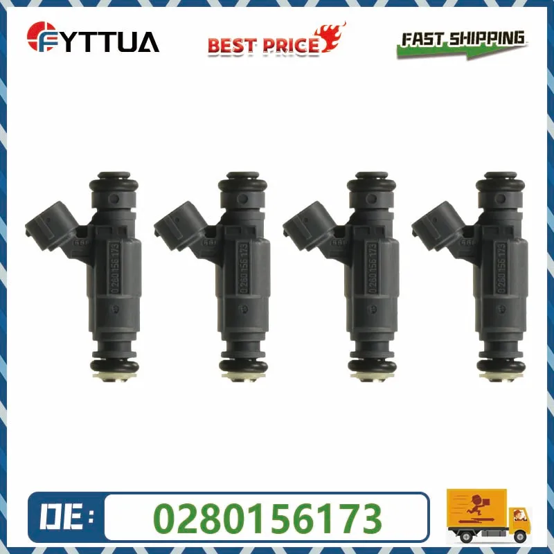 4PCS Fuel Injector 0280156173 For VW BORA GOLF POLO 1J2 1K1 9N 9A4 2.0L L4 2002-2012
4PCS Fuel Injector 0280156173 For VW BORA GOLF POLO 1J2 1K1 9N 9A4 2.0L L4 2002-2012