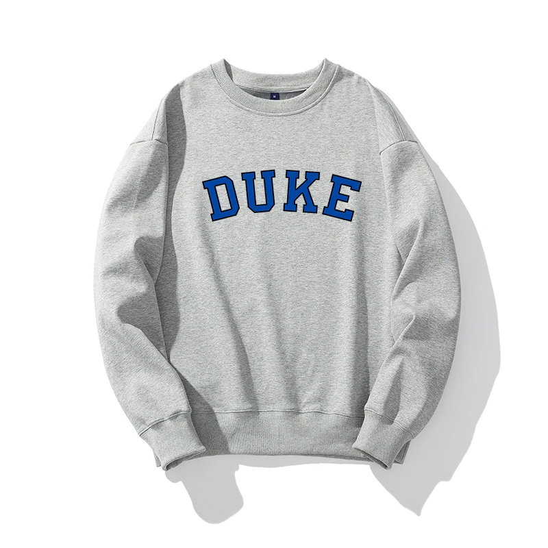 DUKE Sub-letter Autumn and Winter Fashion Casual Loose Round Neck For Men Woman Sweatshirt Basic Solid Color High Quality
DUKE Sub-letter Autumn and Winter Fashion Casual Loose Round Neck For Men Woman Sweatshirt Basic Solid Color High Quality