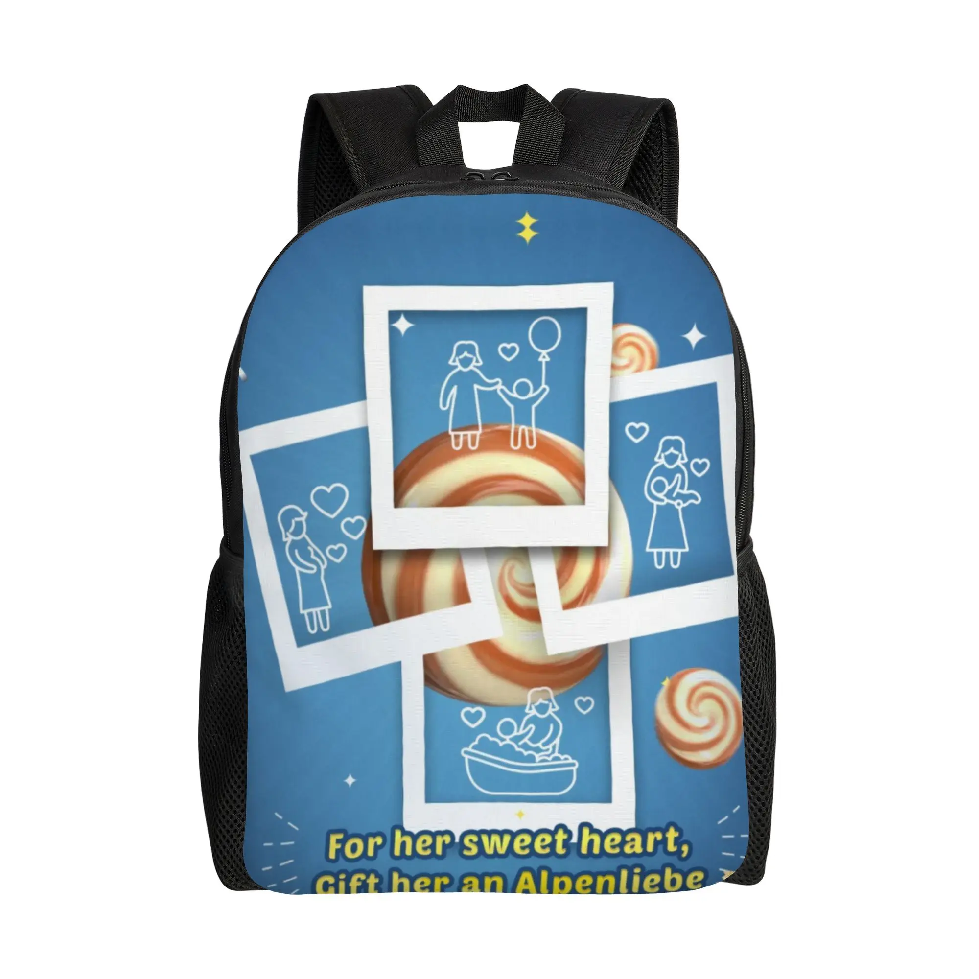 A-Alpenliebee Lollipop Flavor Tornado Backpack Ladies Sporty Daily mochila Large Capacity Laptop Bag Back To School Season
A-Alpenliebee Lollipop Flavor Tornado Backpack Ladies Sporty Daily mochila Large Capacity Laptop Bag Back To School Season