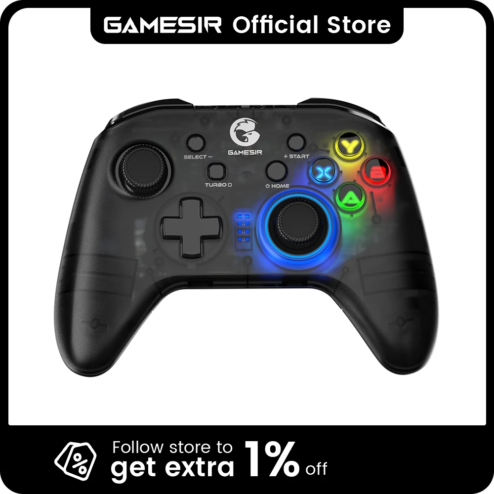 Беспроводной мобильный контроллер GameSir T4 Pro 2,4G, Bluetooth геймпад с 6-осевым гироскопом для Nintendo Switch, Android, iPhone, ПК, джойстик
Беспроводной мобильный контроллер GameSir T4 Pro 2,4G, Bluetooth геймпад с 6-осевым гироскопом для Nintendo Switch, Android, iPhone, ПК, джойстик