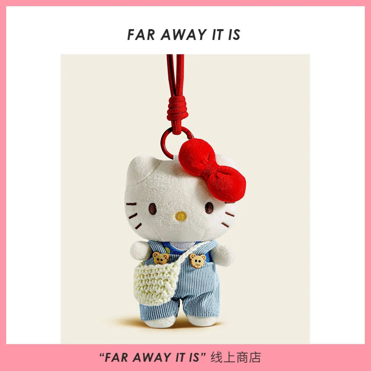 Official Sanrio KT Cat Stuffed Plush Charm, Hello Kitty Adorable Backpack Pendant, Trendy Match For Students Bag Keychain
Official Sanrio KT Cat Stuffed Plush Charm, Hello Kitty Adorable Backpack Pendant, Trendy Match For Students Bag Keychain