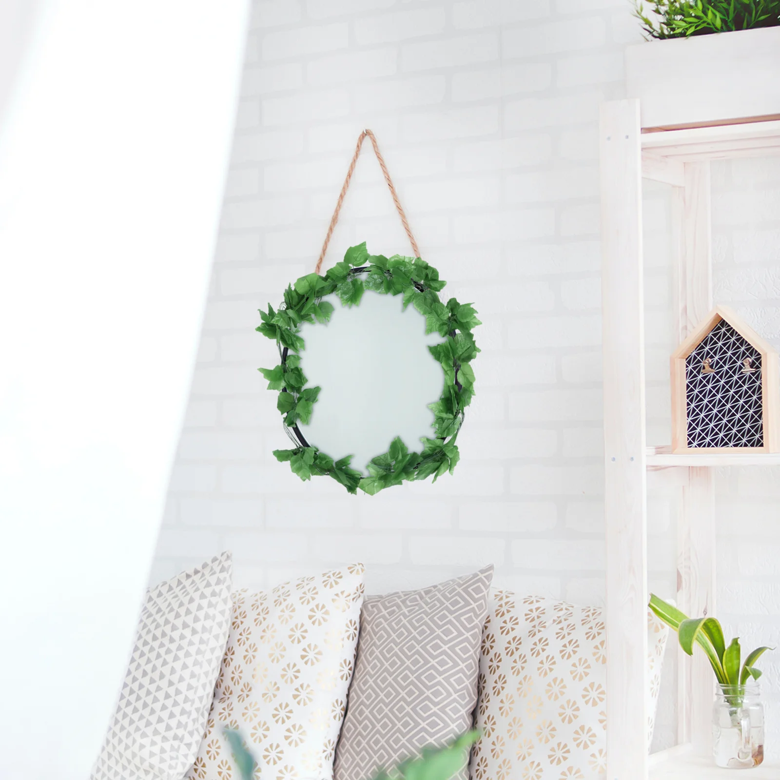 5pcs Simulation Grape Leaves Artificial Green Vine Realistic Decor For Wedding Home Garden Office Coffee House Decoration
5pcs Simulation Grape Leaves Artificial Green Vine Realistic Decor For Wedding Home Garden Office Coffee House Decoration