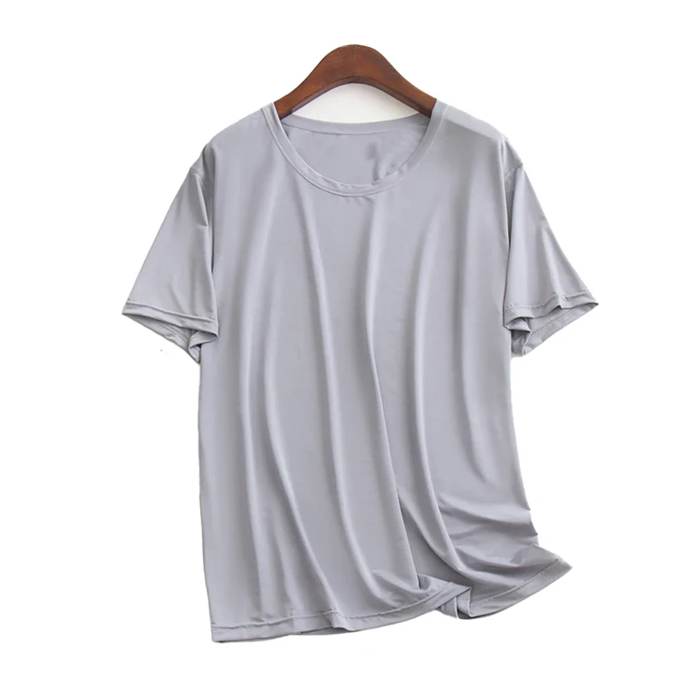 For Daily Wear Seamless T-Shirt Ice Silk Short Sleeve Gray Men's Quick Dry Underwear Fitness Breathable Material
For Daily Wear Seamless T-Shirt Ice Silk Short Sleeve Gray Men's Quick Dry Underwear Fitness Breathable Material