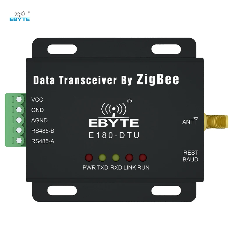 Ebyte E180-DTU(ZG120-485) zigbee to rs485 wireless transmitter and receiver module zigbee 3.0 modem for IOT control
Ebyte E180-DTU(ZG120-485) zigbee to rs485 wireless transmitter and receiver module zigbee 3.0 modem for IOT control