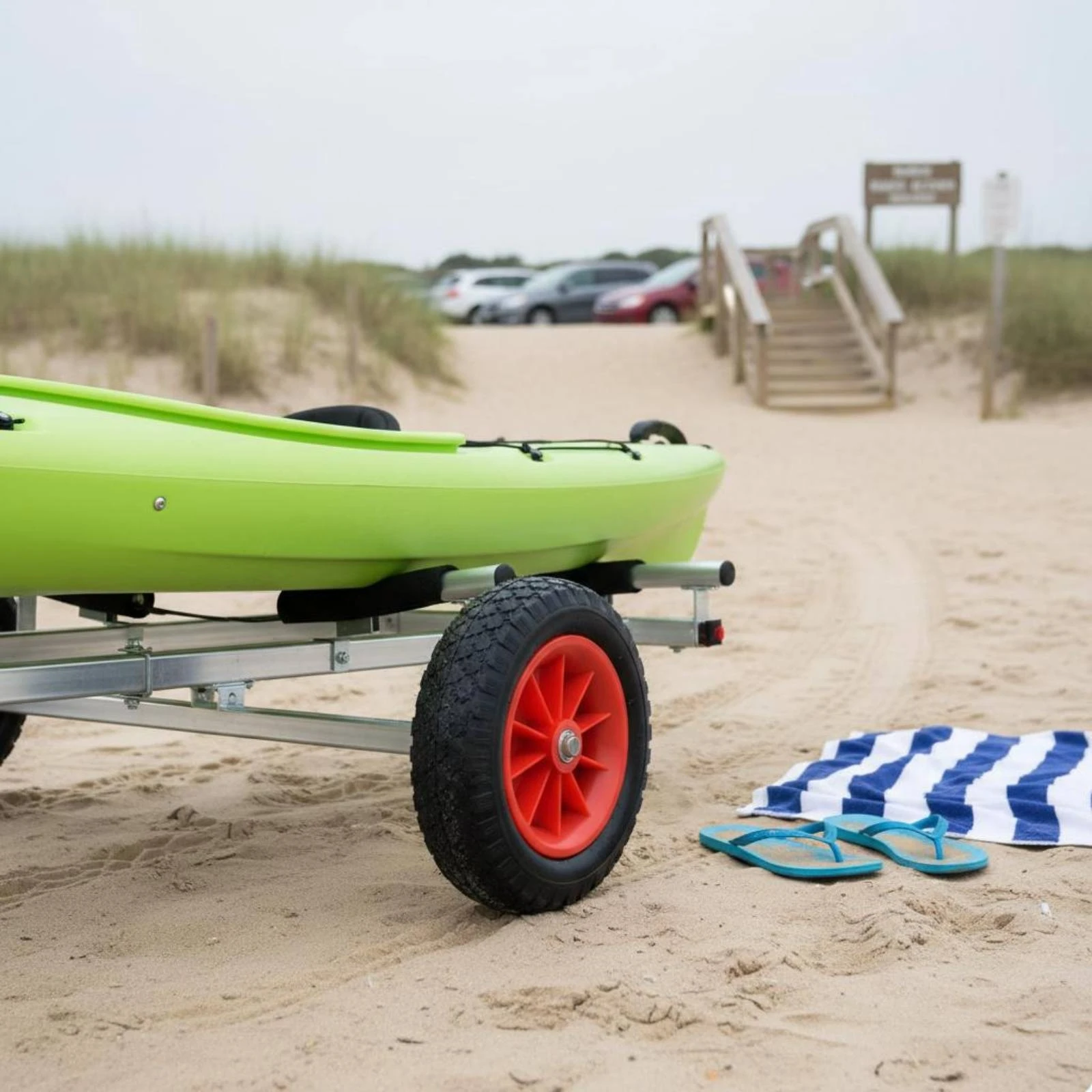 2 Pieces Kayak Hauling Wheel Sand-Friendly Solid PU Wheel Solid Tires Heavy Duty Outdoor Gear Easy Rolling
2 Pieces Kayak Hauling Wheel Sand-Friendly Solid PU Wheel Solid Tires Heavy Duty Outdoor Gear Easy Rolling