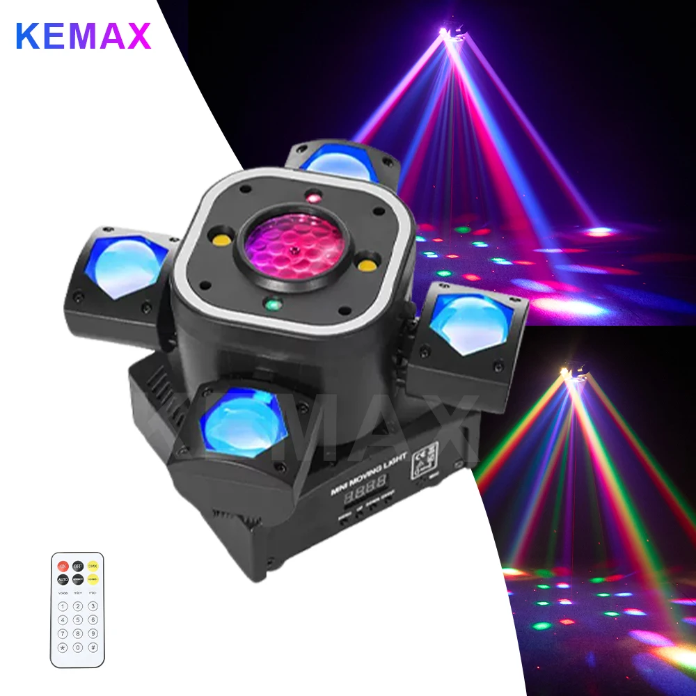 Lyre LED 80W Disco Party Light 4-Arm DJ Mobile Head Remote DMX Rotating Nightclub Stage Effect Light For Evening Karaoke Wedding
Lyre LED 80W Disco Party Light 4-Arm DJ Mobile Head Remote DMX Rotating Nightclub Stage Effect Light For Evening Karaoke Wedding