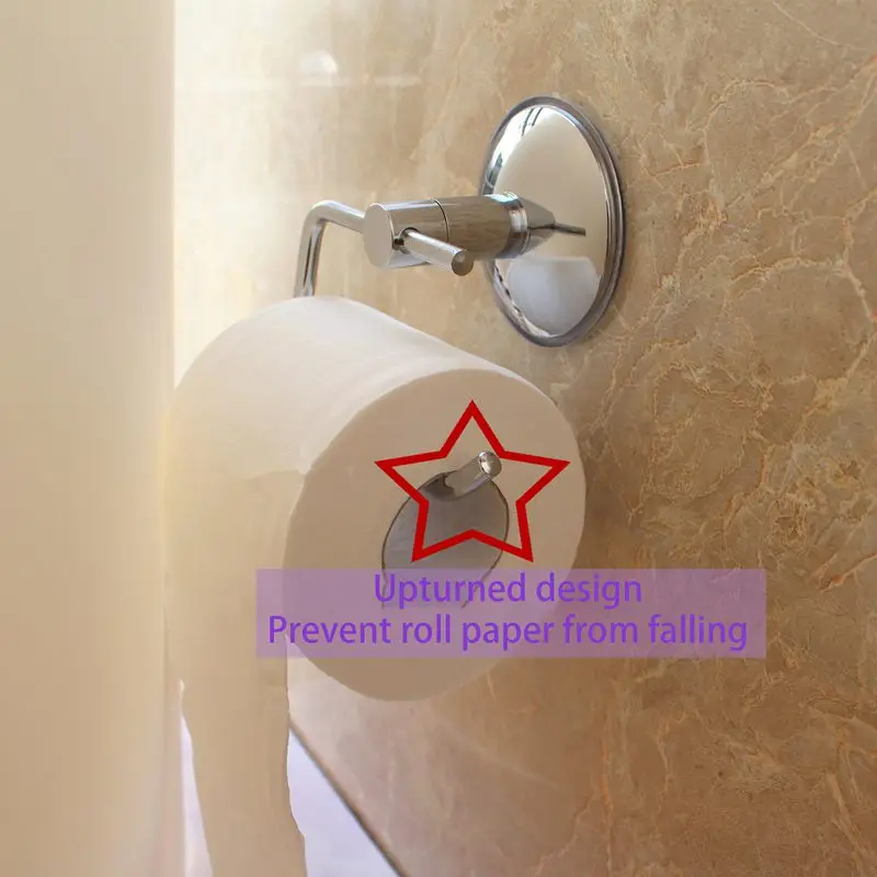 Stainless Steel Bathroom Toilet Paper Holder Roll Holder Tissue Bar Holder Wall Mounted By Air Vacuum Suction Cup
Stainless Steel Bathroom Toilet Paper Holder Roll Holder Tissue Bar Holder Wall Mounted By Air Vacuum Suction Cup