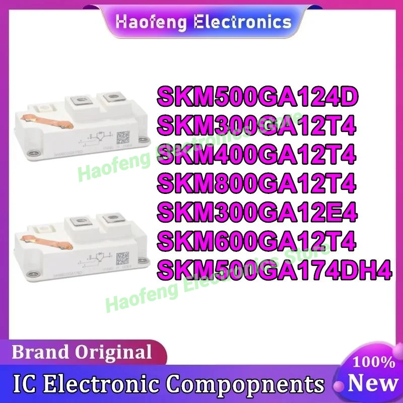 NEW SKM400GA12T4 SKM500GA124D SKM300GA12T4 SKM800GA12T4 SKM300GA12E4 SKM600GA12T4 SKM500GA174DH4
NEW SKM400GA12T4 SKM500GA124D SKM300GA12T4 SKM800GA12T4 SKM300GA12E4 SKM600GA12T4 SKM500GA174DH4