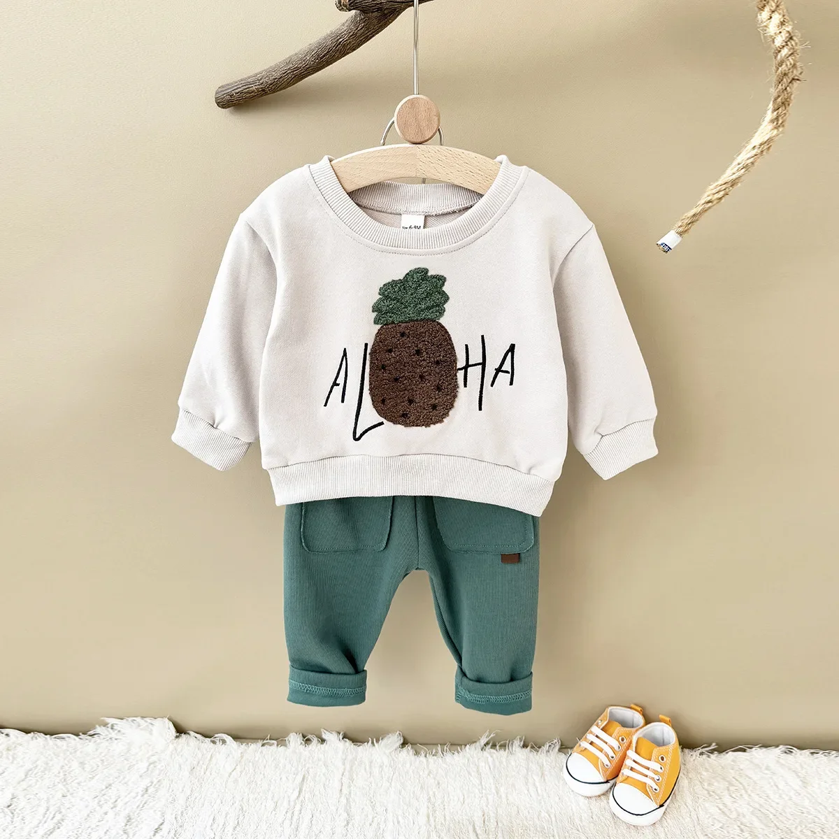 Spring Autumn Baby Hoodie Sets Boy Infant Pullover and Pants 2Pcs Girl Toddler Sweatshirt Suit Baby Clothes Kid's Outfit 0-3Y
Spring Autumn Baby Hoodie Sets Boy Infant Pullover and Pants 2Pcs Girl Toddler Sweatshirt Suit Baby Clothes Kid's Outfit 0-3Y