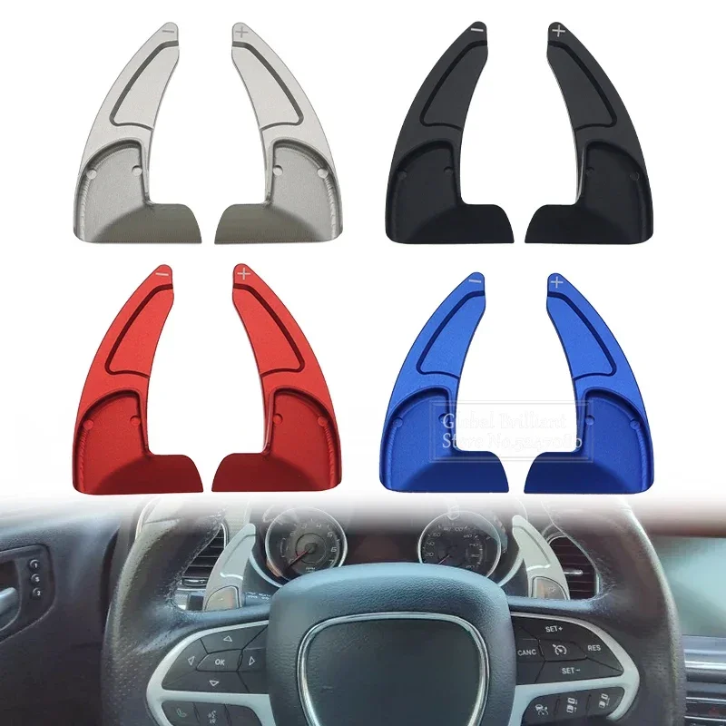Aluminum Alloy Car Steering Wheel Shift Paddle Lever Shifter Extension for Dodge Challenger Charger Jeep 2015 2016 2017-2020
Aluminum Alloy Car Steering Wheel Shift Paddle Lever Shifter Extension for Dodge Challenger Charger Jeep 2015 2016 2017-2020